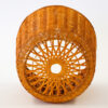 70s Woven Wicker Planter