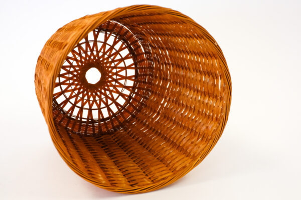 70s Woven Wicker Planter