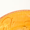 Jeannette Iris Herringbone Marigold Carnival Glass Serving Bowl - Image 2