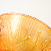 Jeannette Iris Herringbone Marigold Carnival Glass Serving Bowl - Image 4