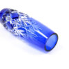 Kagami Crystal Edo Kiriko Star Cut Cobalt Vase