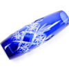 Kagami Crystal Edo Kiriko Star Cut Cobalt Vase