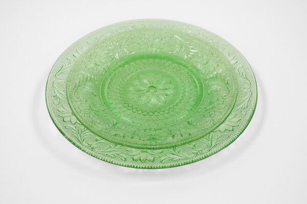 1960's Indiana Glass Tiara Chantilly Green Dish Set