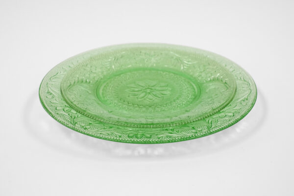 1960's Indiana Glass Tiara Chantilly Green Dish Set