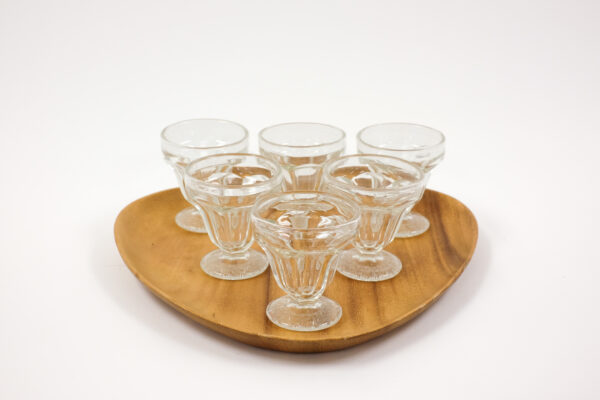 50's Dominion Glass Sundae Cups Set of 4