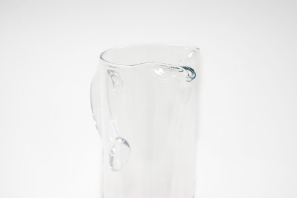 70's Blenko Blown Glass Footed Pitcher