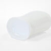 E O Brody Milk Glass Vase with Rope Braid, MJ-45