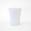 E O Brody Milk Glass Vase with Rope Braid, MJ-45