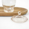 1930s Etched Pink Depression Glass Apothecary Jar Set