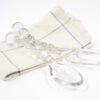 WJ Hughes Glass Cornflower Salad Serving Set
