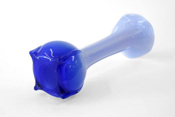 Cobalt Hand-Blown Art Glass Vase