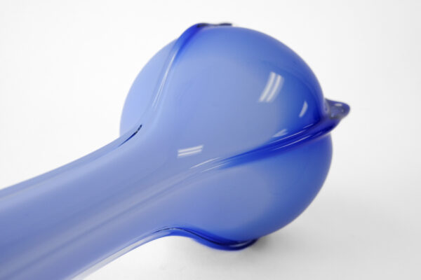 Cobalt Hand-Blown Art Glass Vase