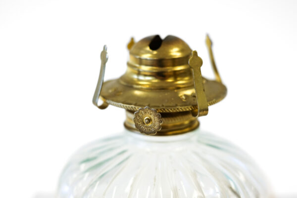 Lamplight Farms Ribbed Glass Kerosene Oil Lamp