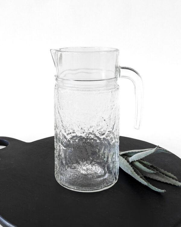 MCM Bark Glass Drink Pitcher Made in Italy