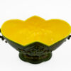 50’s Chapleau Canada Green and Yellow Fruit Pattern Pedestal Planter with Handles