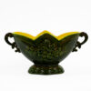 50’s Chapleau Canada Green and Yellow Fruit Pattern Pedestal Planter with Handles