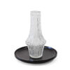 70's Oberglas Austria Textured Pressed Glass Vase
