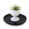 50's Milk Glass Pedestal Planter, Goblet, Compote Dish
